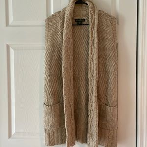 Eddie Bauer sweater long vest
